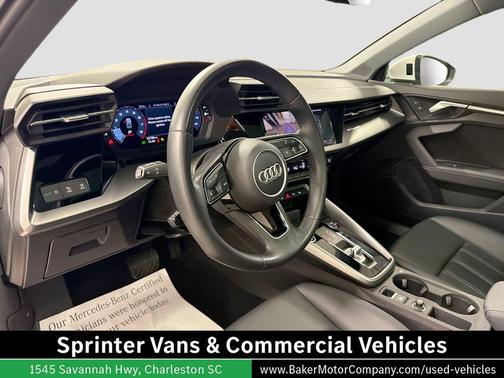 Glacier White Metallic 2023 Audi A3 Premium