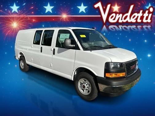 Summit White 2025 GMC Savana 3500 Work Van