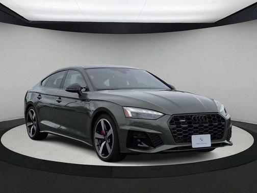 District Green Metallic 2024 Audi A5 Sportback S line Prestige