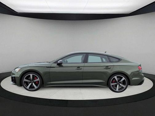 District Green Metallic 2024 Audi A5 Sportback S line Prestige