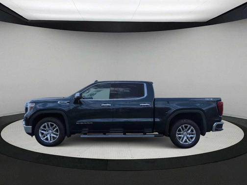 Pacific Blue Metallic 2021 GMC Sierra 1500 SLT