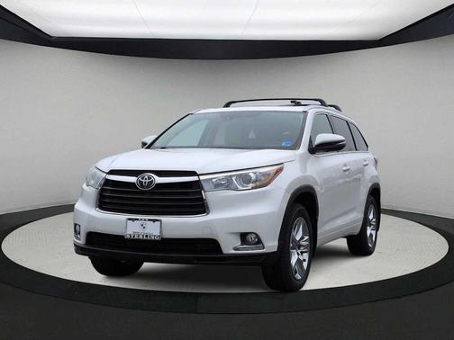 Blizzard Pearl 2015 Toyota Highlander Limited Platinum