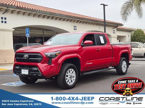 Red 2024 Toyota Tacoma SR5