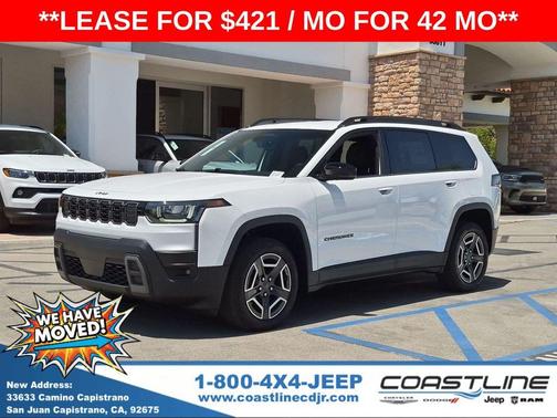 Bright White Clearcoat 2026 Jeep Cherokee Limited
