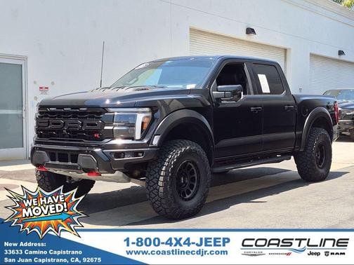 Agate Black Metallic 2025 Ford F-150 Raptor