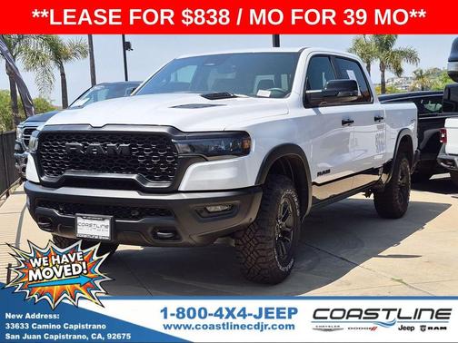 Bright White Clearcoat 2026 RAM 1500 Rebel