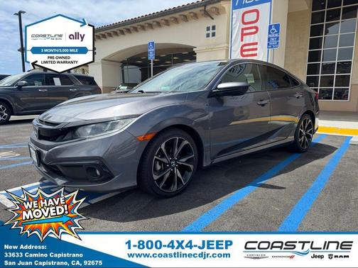 Sonic Gray Pearl 2021 Honda Civic Sport