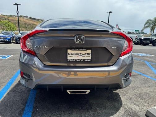 Sonic Gray Pearl 2021 Honda Civic Sport