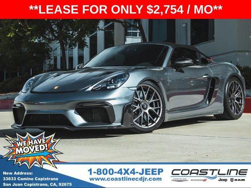 Gray Metallic 2024 Porsche 718 Spyder RS