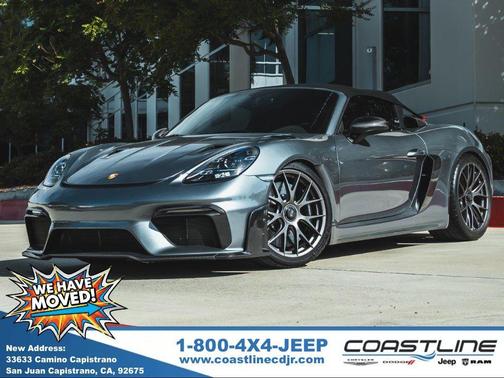 Gray Metallic 2024 Porsche 718 Spyder RS