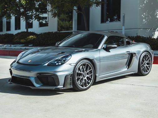 Gray Metallic 2024 Porsche 718 Spyder RS