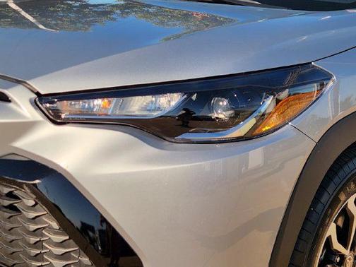Sonic Silver 2025 Toyota Corolla Cross Hybrid SE