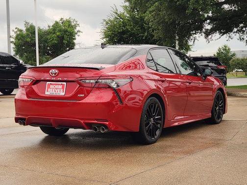 Supersonic Red/Midnight Black Metallic 2023 Toyota Camry XSE