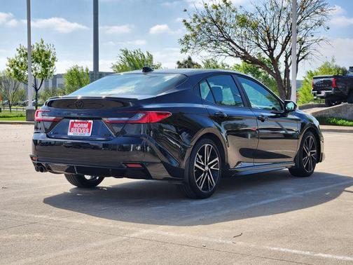 Midnight Black Metallic 2025 Toyota Camry XSE