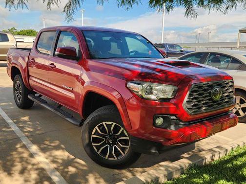 Barcelona Red Metallic 2021 Toyota Tacoma TRD Sport