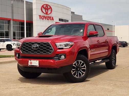 Barcelona Red Metallic 2021 Toyota Tacoma TRD Sport