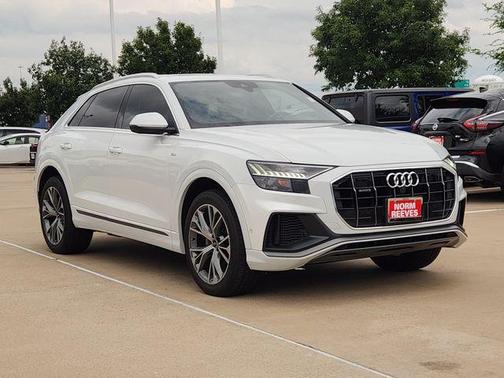 Glacier White 2021 Audi Q8 55 Premium Plus
