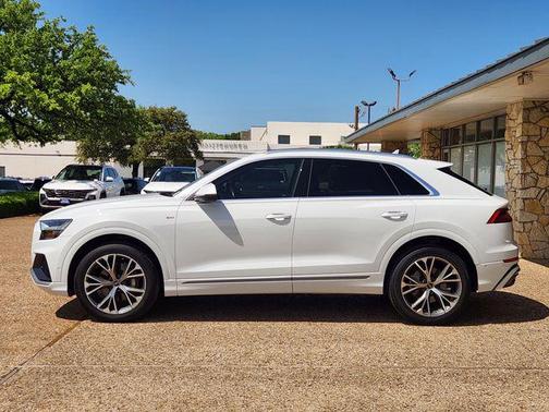 Glacier White 2021 Audi Q8 55 Premium Plus
