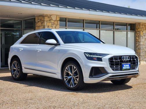 Glacier White 2021 Audi Q8 55 Premium Plus