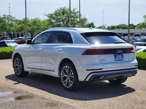 Glacier White 2021 Audi Q8 55 Premium Plus