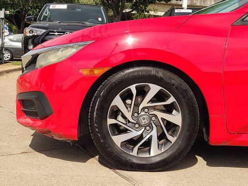 Red 2016 Honda Civic EX