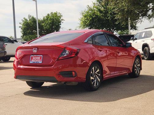 Red 2016 Honda Civic EX