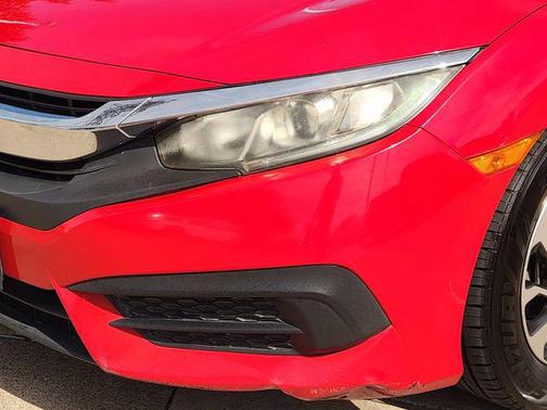 Red 2016 Honda Civic EX