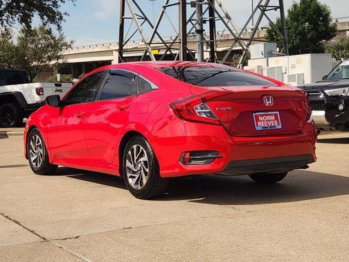 Red 2016 Honda Civic EX