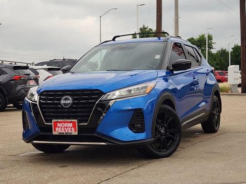 Electric Blue Metallic 2023 Nissan Kicks SR