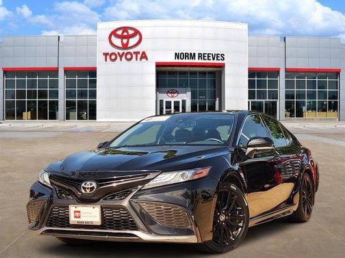Midnight Black Metallic 2022 Toyota Camry XSE