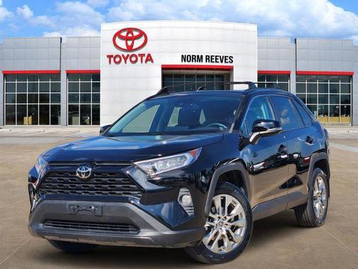 Midnight Black Metallic 2021 Toyota RAV4 XLE Premium