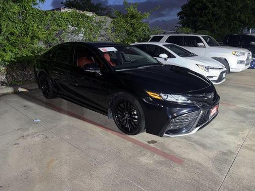Midnight Black Metallic 2021 Toyota Camry XSE