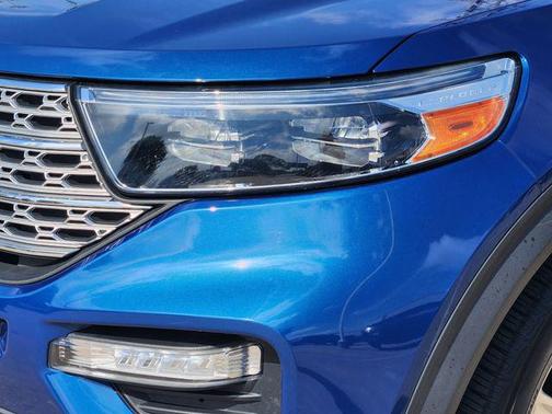 Atlas Blue Metallic 2021 Ford Explorer Limited