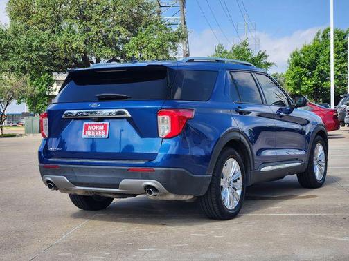 Atlas Blue Metallic 2021 Ford Explorer Limited