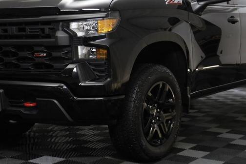 Black 2024 Chevrolet Silverado 1500 Custom Trail Boss