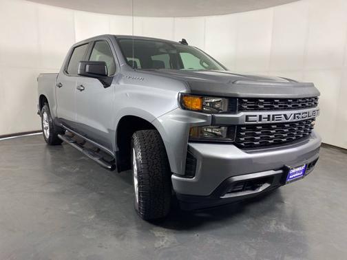 Steel Metallic 2021 Chevrolet Silverado 1500 Custom