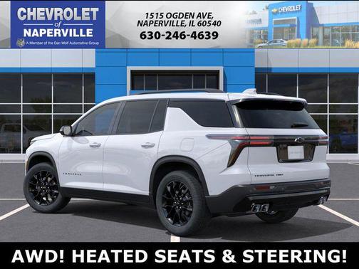 Summit White 2026 Chevrolet Traverse LT