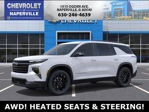 Summit White 2026 Chevrolet Traverse LT
