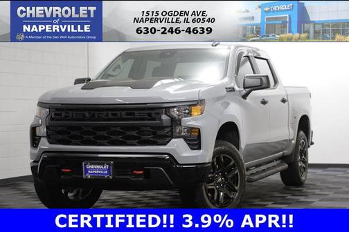 Slate Gray Metallic 2024 Chevrolet Silverado 1500 Custom Trail Boss
