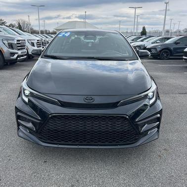 Midnight Black Metallic 2024 Toyota Corolla Nightshade Edition