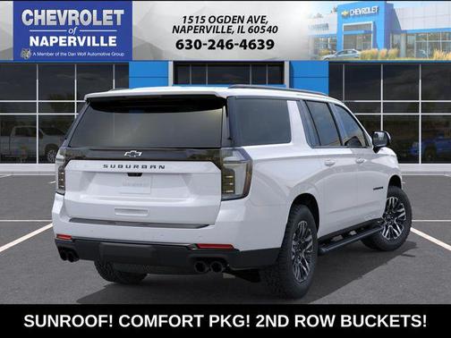 Summit White 2026 Chevrolet Suburban Z71, 4WD