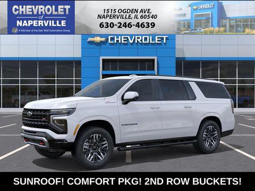 Summit White 2026 Chevrolet Suburban Z71, 4WD