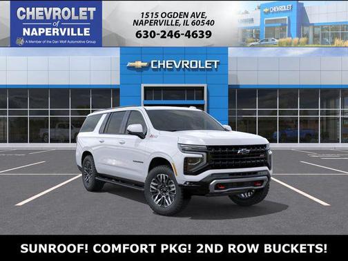 Summit White 2026 Chevrolet Suburban Z71, 4WD