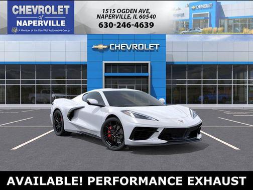 Arctic White 2026 Chevrolet Corvette Stingray w/1LT