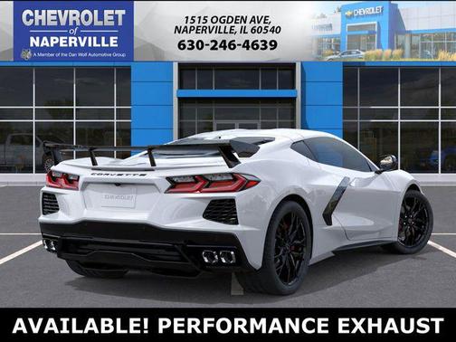 Arctic White 2026 Chevrolet Corvette Stingray w/1LT