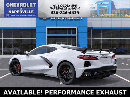 Arctic White 2026 Chevrolet Corvette Stingray w/1LT