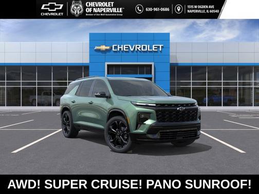 Trillium Green Metallic 2027 Chevrolet Traverse RS