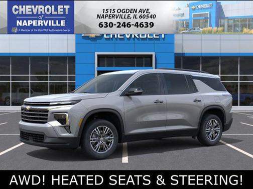 Sterling Gray Metallic 2026 Chevrolet Traverse LT