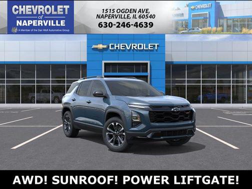 Lakeshore Blue Metallic 2026 Chevrolet Equinox AWD RS