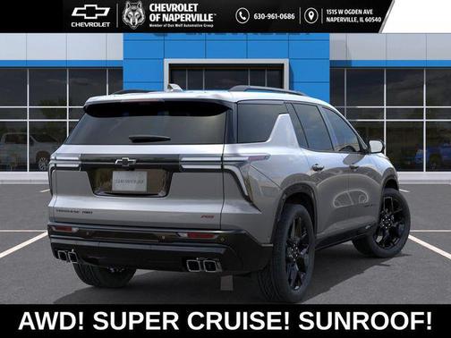 Sterling Gray Metallic 2026 Chevrolet Traverse RS